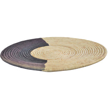 Load image into Gallery viewer, Rare Hand-woven African Flat Basket/Wall art -57CM- Black White