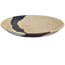 Load image into Gallery viewer, Rare Hand-woven African Flat Basket/Wall art -56CM- Black White