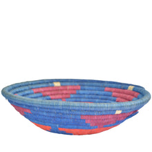 Load image into Gallery viewer, Hand-woven African Basket/Wall art -30CM- Blue Orange