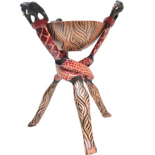 Load image into Gallery viewer, Rosewood bowl with stand