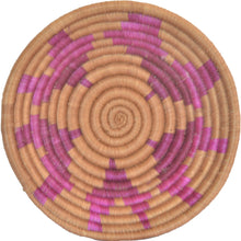 Load image into Gallery viewer, Hand-woven African Basket/Wall art -MEDIUM-Brown Maroon