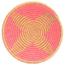 Load image into Gallery viewer, Hand-woven African Basket/Wall art -30CM- Brown Pink