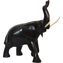 Load image into Gallery viewer, African Elephant Carving (Trunk Up)