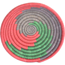 Load image into Gallery viewer, Hand-woven African Basket/Wall art -MEDIUM- Grey Green
