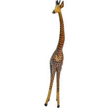 Load image into Gallery viewer, Hand carved MEDIUM Giraffe Statue-Hard Wood-Fairtrade-Kenya