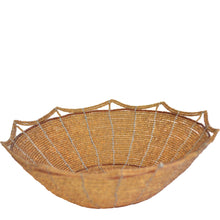 Load image into Gallery viewer, Maasai Bead basket, Large (Light and Dark brown)