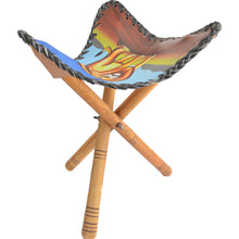 Load image into Gallery viewer, Camping Stool (Lion Savanna background)