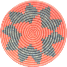 Load image into Gallery viewer, Hand-woven Fairtrade Basket/Wall art-LARGE-Red Dark Blue