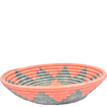 Load image into Gallery viewer, Hand-woven Fairtrade Basket/Wall art-LARGE-Red Dark Blue