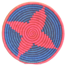 Load image into Gallery viewer, Hand-woven African Basket/Wall art -30CM- RedStar