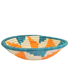 Load image into Gallery viewer, Hand-woven African Basket/Wall art -30CM- Yellow White