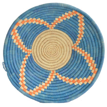 Load image into Gallery viewer, Hand-woven African Basket/Wall art -30CM- BlueFlower