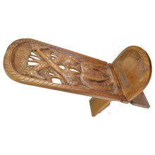 Load image into Gallery viewer, Wooden Hand curved African Chair, Star gazing chair- Giraffe curving- Large Size