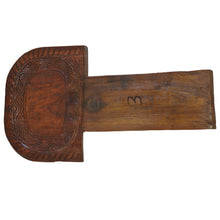 Load image into Gallery viewer, Wooden Hand curved African Chair, Star gazing chair- Elephant curving- Medium Size