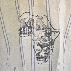 Handmade cotton shirt (Map of Africa)