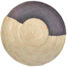 Load image into Gallery viewer, Rare Hand-woven African Flat Basket/Wall art -57CM- Black White