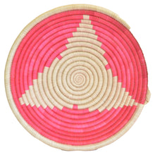 Load image into Gallery viewer, Hand-woven African Basket/Wall art -30CM- Beige Pink