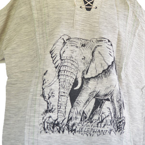Handmade cotton shirt (Elephant)