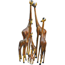 Load image into Gallery viewer, Hand carved XLarge Giraffe Statue-Hard Wood-Fairtrade-Kenya
