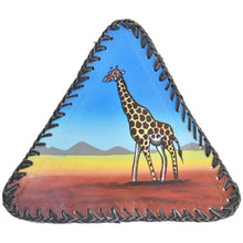 Load image into Gallery viewer, Camping Stool (Giraffe, Savanna background)