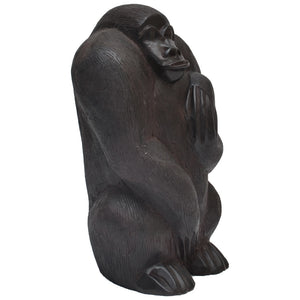 Gorilla carving (male, Ebony wood)