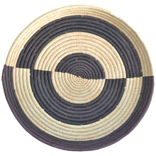 Load image into Gallery viewer, Super Rare Hand-woven African semi Flat Basket/Wall art -42CM- BW Half circle