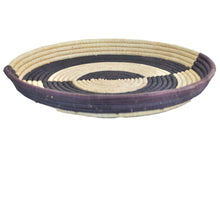 Load image into Gallery viewer, Super Rare Hand-woven African semi Flat Basket/Wall art -42CM- BW Half circle