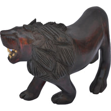 Load image into Gallery viewer, Hand carved Large-Lion statue-Hard Wood-Fairtrade-Kenya