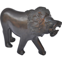 Load image into Gallery viewer, Large Soapstone Lion carving-statue-Fairtrade-35CM