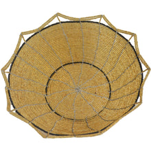 Load image into Gallery viewer, Maasai Bead basket, Large (Light Brown and Black)