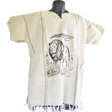 Load image into Gallery viewer, Handmade cotton shirt (Lion with light Brown lines)