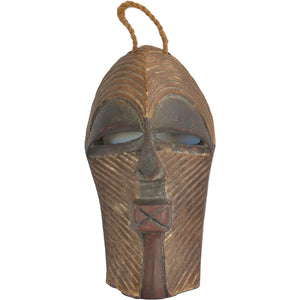 Vintage Songye Mask- 20x11CM- D.R. Congo - African Tribal art- African Mask