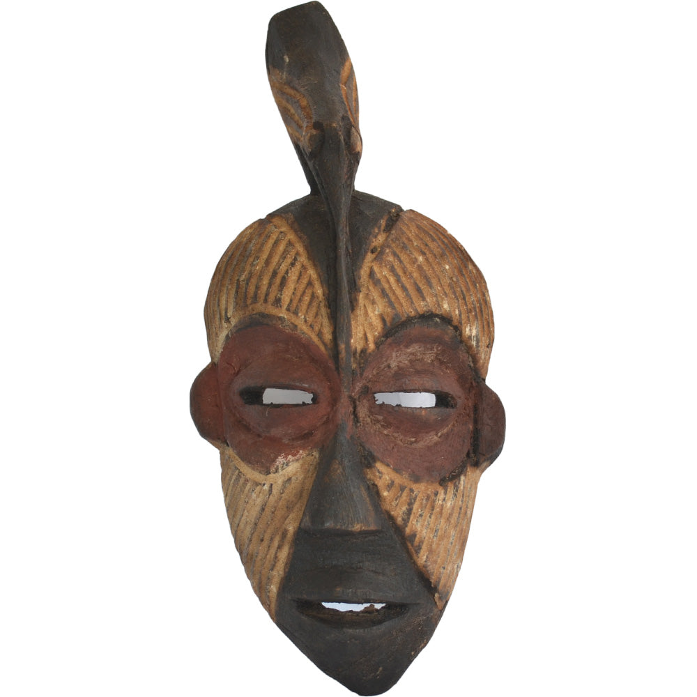 Vintage Songye Mask- 26x11CM- D.R. Congo - African Tribal art- African Mask