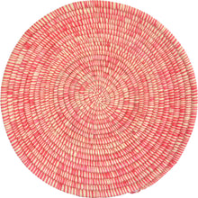 Load image into Gallery viewer, Hand-woven African Fruit/Bread basket Wall art - 30CM - Natural and Red