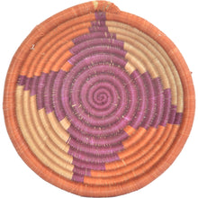 Load image into Gallery viewer, Hand-woven African Basket/Wall art -MEDIUM-Orange Brown
