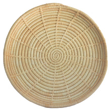 Load image into Gallery viewer, Super Rare Hand-woven African Flat Basket/Wall art -38CM- Natural Colour