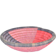 Load image into Gallery viewer, Hand-woven African Basket/Wall art -MEDIUM-Pink Blue Red