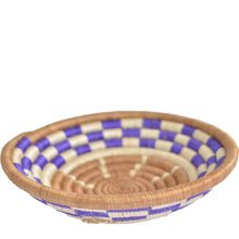 Load image into Gallery viewer, Hand-woven Fairtrade Basket/Wall art-MEDIUM-Purple Gold White