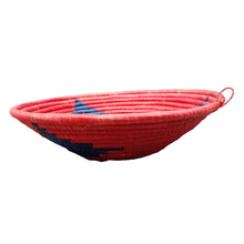 Load image into Gallery viewer, Hand-woven African Basket/Wall art-30CM-Blue Red
