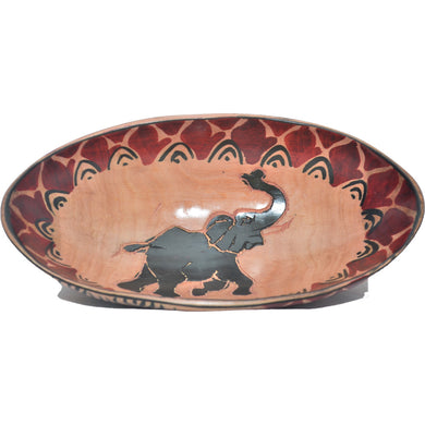 Small Rosewood oval bowl (Elephant)