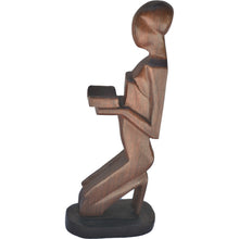 Load image into Gallery viewer, Hand carved Abstract statue-Rosewood-Natural-Fairtrade-Mozambique-32CM