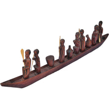 Load image into Gallery viewer, UNIQUE Hand carved Canoe-Boat-Fairtrade-Uganda-105CM