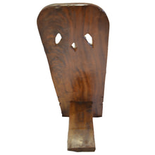 Load image into Gallery viewer, Wooden Hand curved African Chair, Star gazing chair- Giraffe and Elephant curving- Medium Size