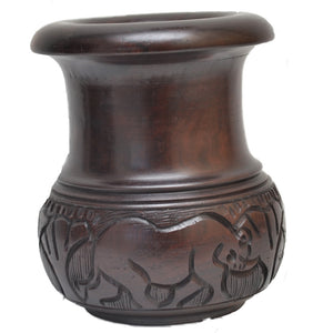 Ebony wood  Flower vase